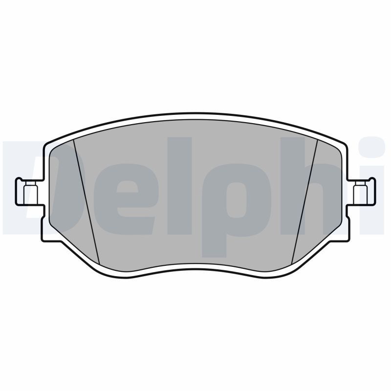 DELPHI LP3644 Brake Pad Set, disc brake