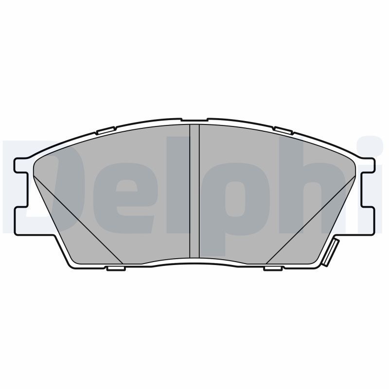 DELPHI LP3645 Brake Pad Set, disc brake