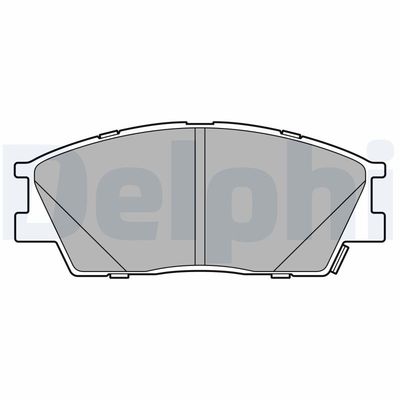 Brake Pad Set, disc brake DELPHI LP3645