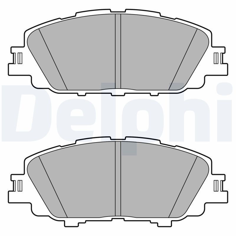 DELPHI LP3647 Brake Pad Set, disc brake