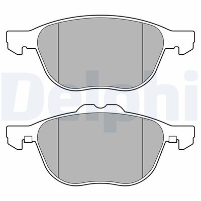 Brake Pad Set, disc brake DELPHI LP3650