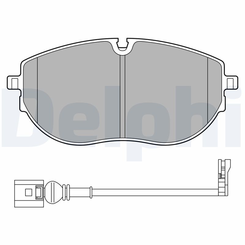 DELPHI LP3652 Brake Pad Set, disc brake