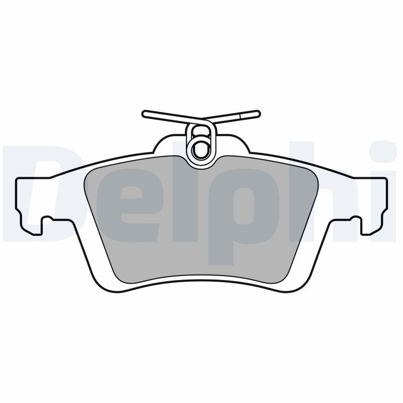 DELPHI LP3653 Brake Pad Set, disc brake
