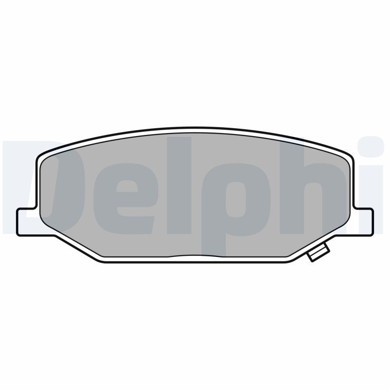 DELPHI LP3657 Brake Pad Set, disc brake