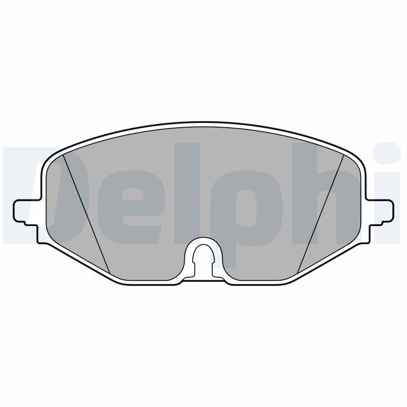 DELPHI LP3663 Brake Pad Set, disc brake