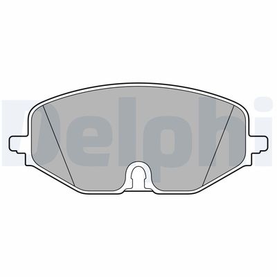 Brake Pad Set, disc brake DELPHI LP3663