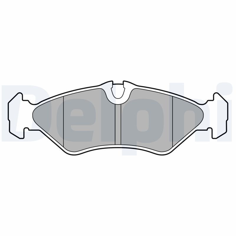 DELPHI LP3664 Brake Pad Set, disc brake