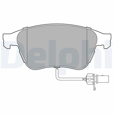 Brake Pad Set, disc brake DELPHI LP3667