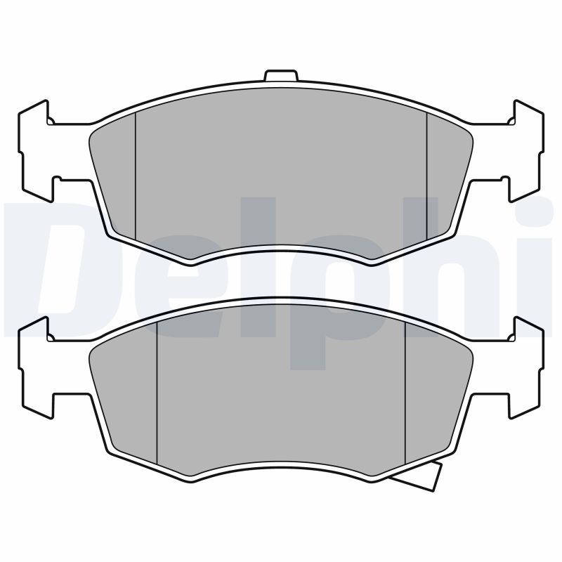DELPHI LP3668 Brake Pad Set, disc brake