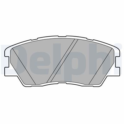 Brake Pad Set, disc brake DELPHI LP3673