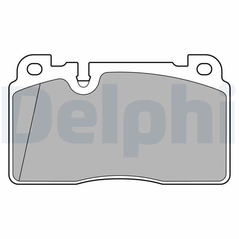 DELPHI LP3677 Brake Pad Set, disc brake