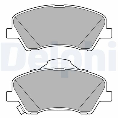 Brake Pad Set, disc brake DELPHI LP3678