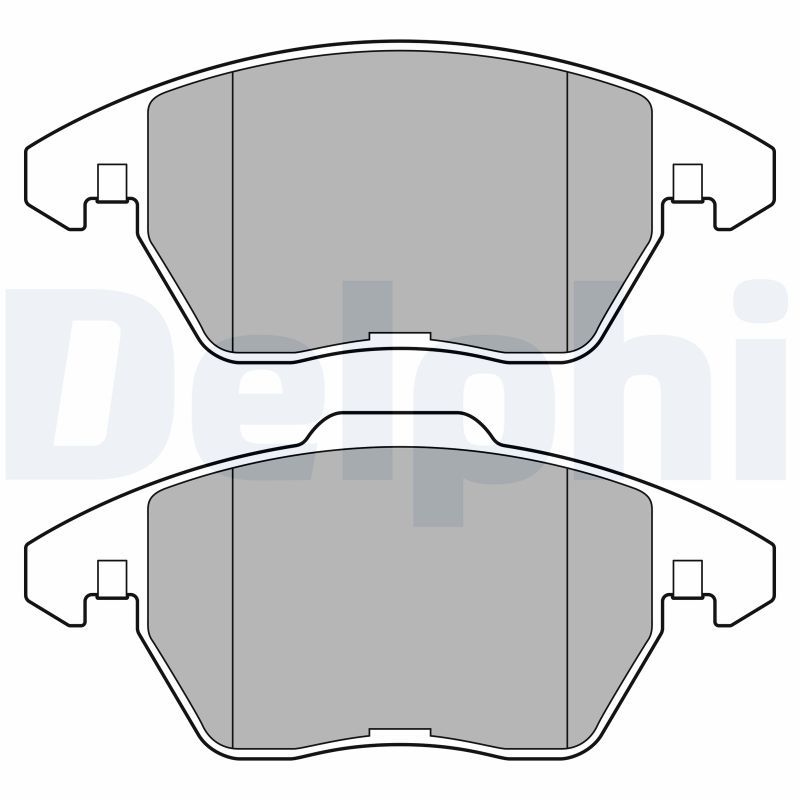 DELPHI LP3684 Brake Pad Set, disc brake