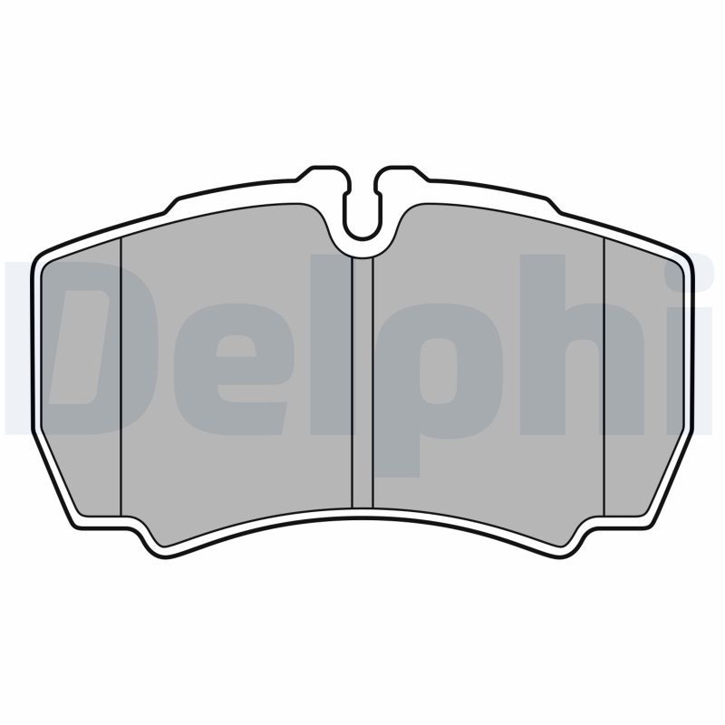 DELPHI LP3686 Brake Pad Set, disc brake