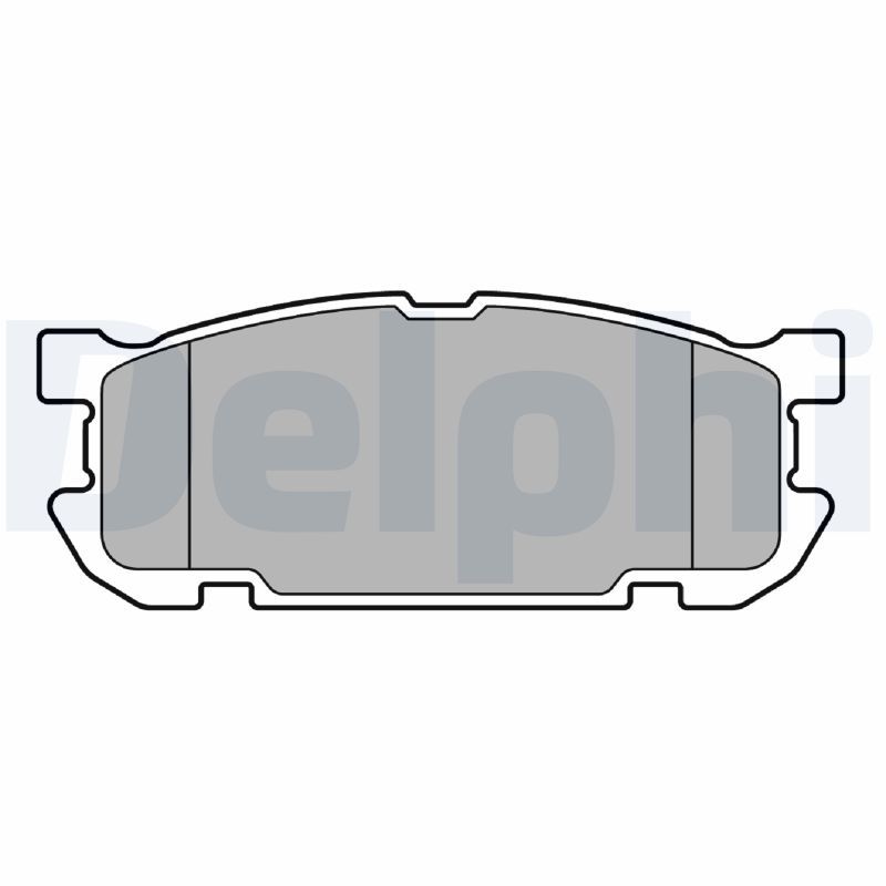 DELPHI LP3690 Brake Pad Set, disc brake