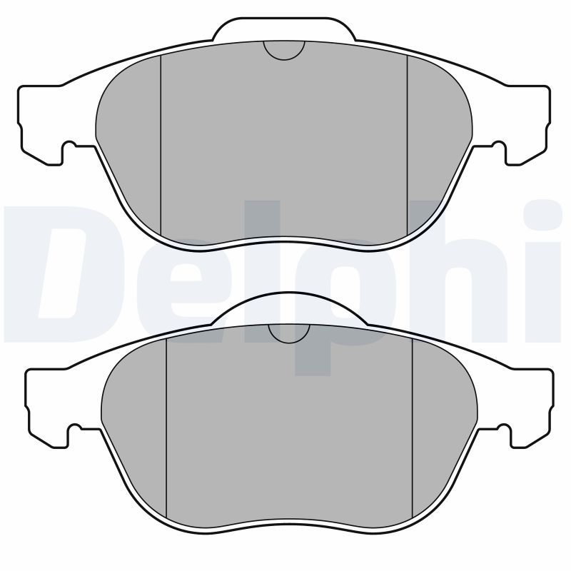 DELPHI LP3691 Brake Pad Set, disc brake