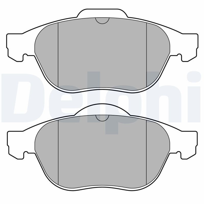 DELPHI LP3692 Brake Pad Set, disc brake