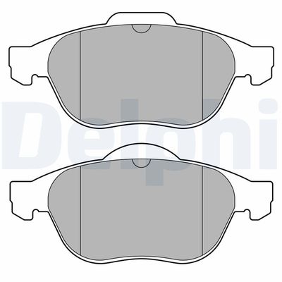 Brake Pad Set, disc brake DELPHI LP3692