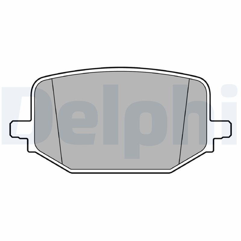 DELPHI LP3697 Brake Pad Set, disc brake