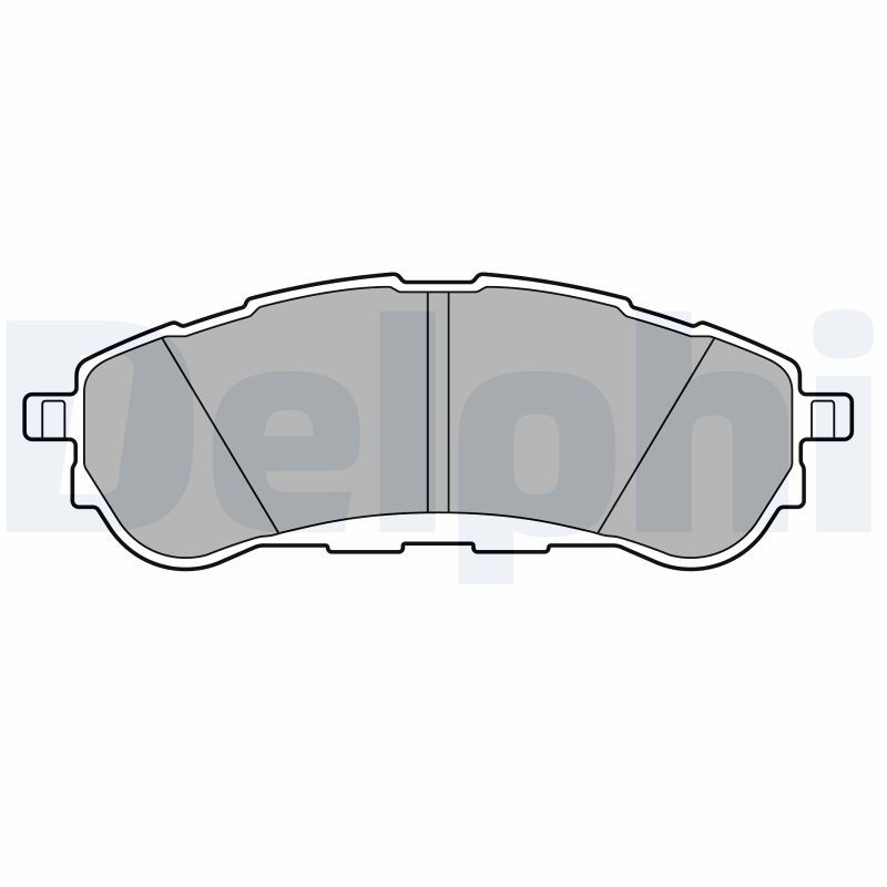 DELPHI LP3707 Brake Pad Set, disc brake