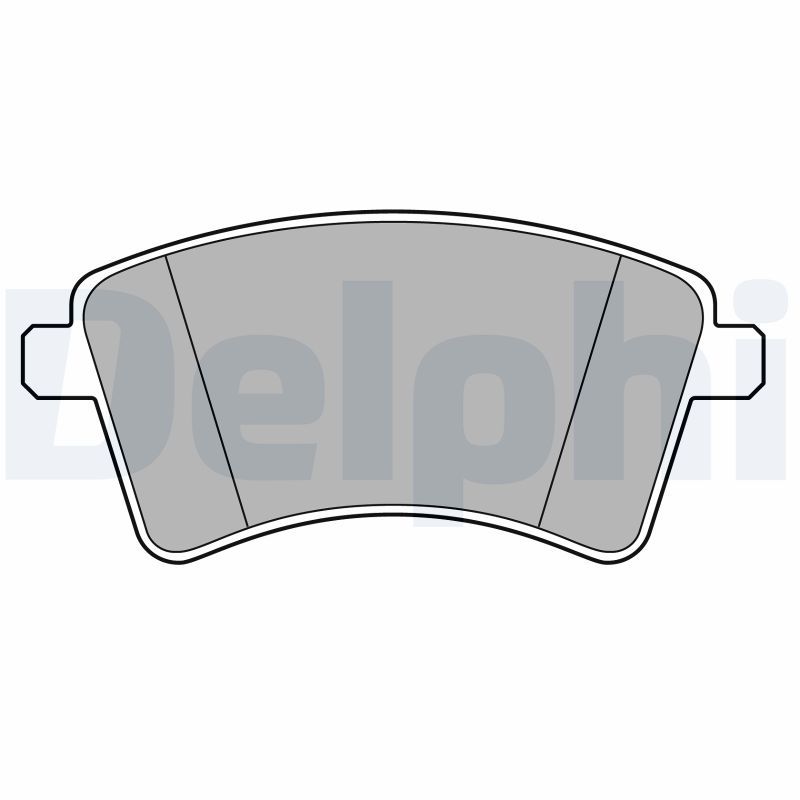 DELPHI LP3715 Brake Pad Set, disc brake