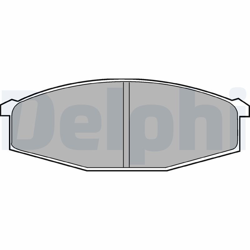 DELPHI LP373 Brake Pad Set, disc brake