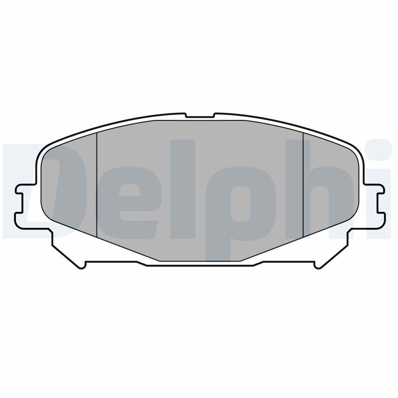 DELPHI LP3734 Brake Pad Set, disc brake