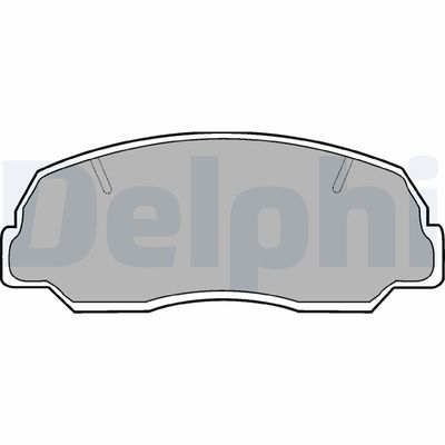 Brake Pad Set, disc brake DELPHI LP400