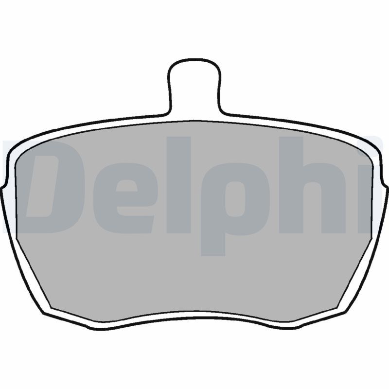 DELPHI LP41 Brake Pad Set, disc brake