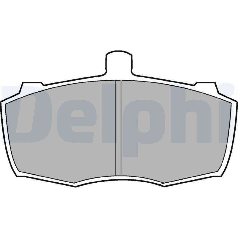 DELPHI LP413 Brake Pad Set, disc brake