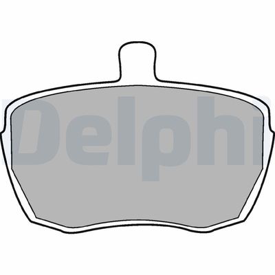 Brake Pad Set, disc brake DELPHI LP41