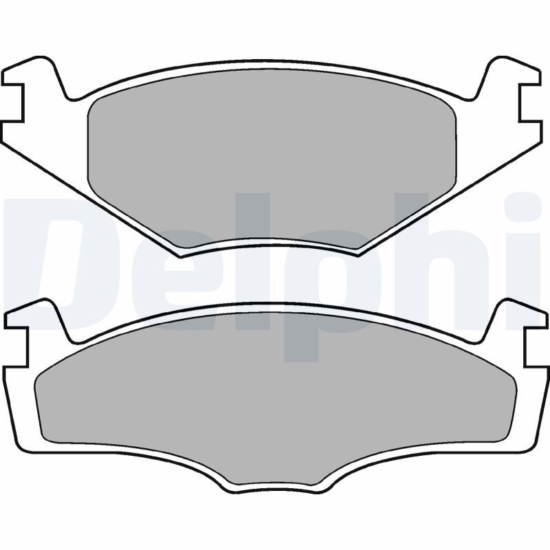 DELPHI LP421 Brake Pad Set, disc brake