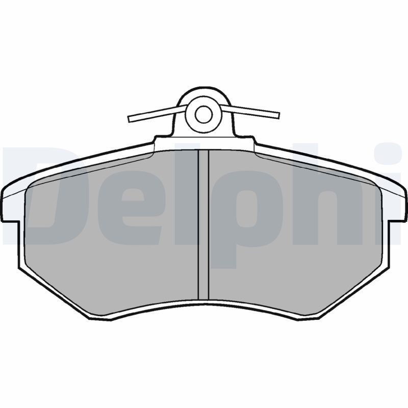 DELPHI LP424 Brake Pad Set, disc brake