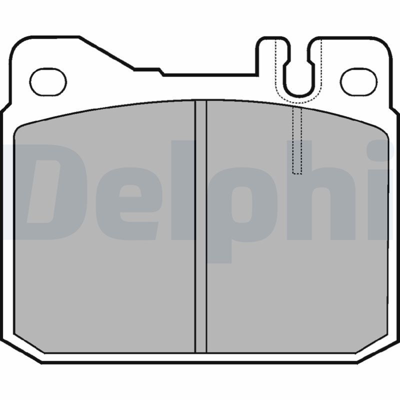 DELPHI LP427 Brake Pad Set, disc brake