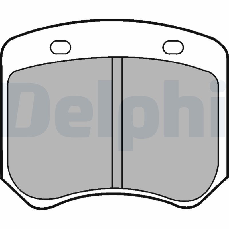 DELPHI LP44 Brake Pad Set, disc brake