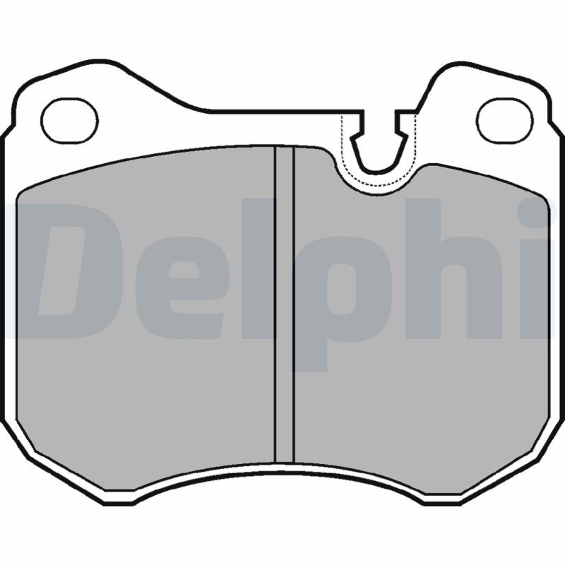 DELPHI LP446 Brake Pad Set, disc brake