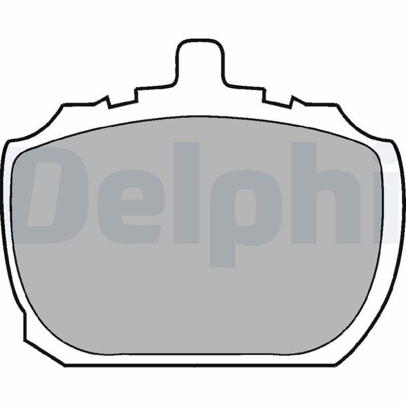 DELPHI LP45 Brake Pad Set, disc brake
