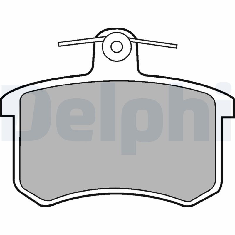 DELPHI LP451 Brake Pad Set, disc brake