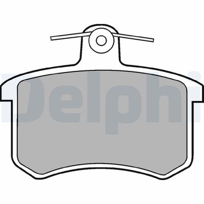 Brake Pad Set, disc brake DELPHI LP451