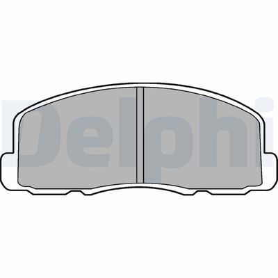 Brake Pad Set, disc brake DELPHI LP458