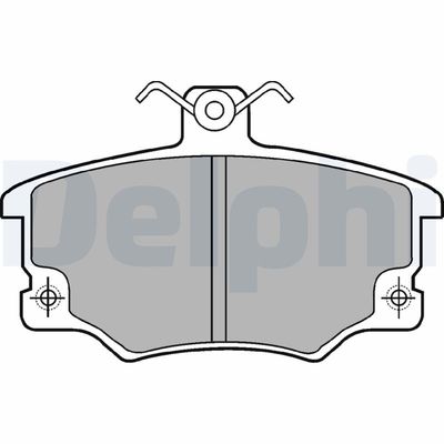 Brake Pad Set, disc brake DELPHI LP459