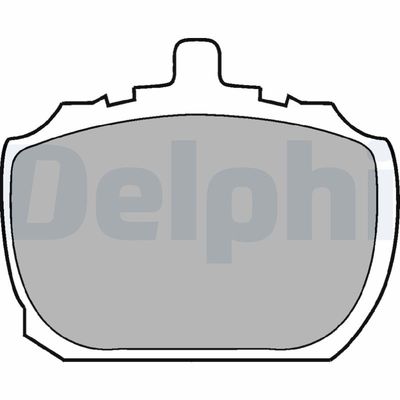 Brake Pad Set, disc brake DELPHI LP45