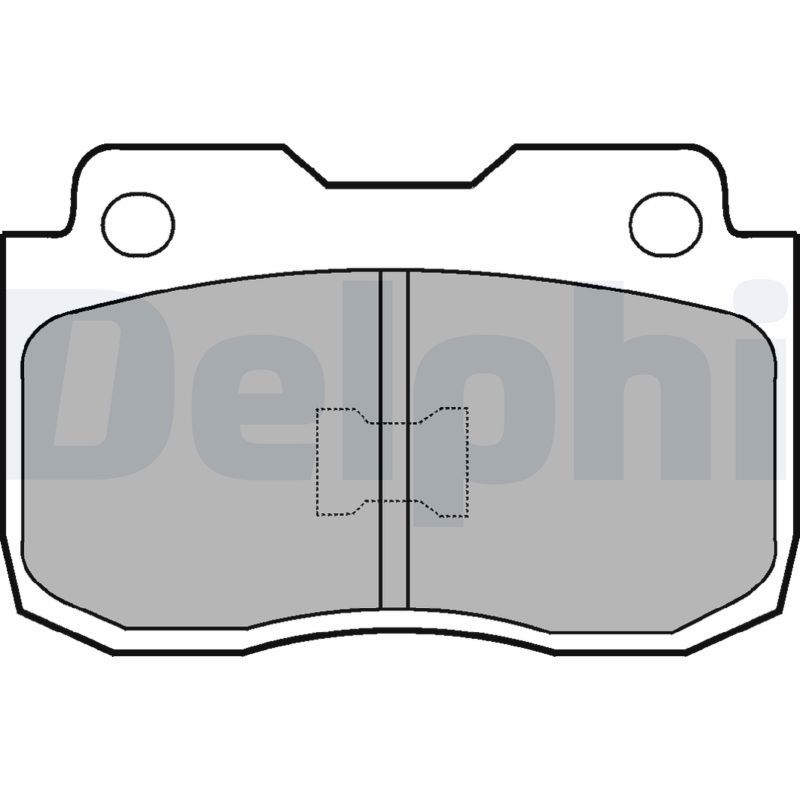 DELPHI LP463 Brake Pad Set, disc brake
