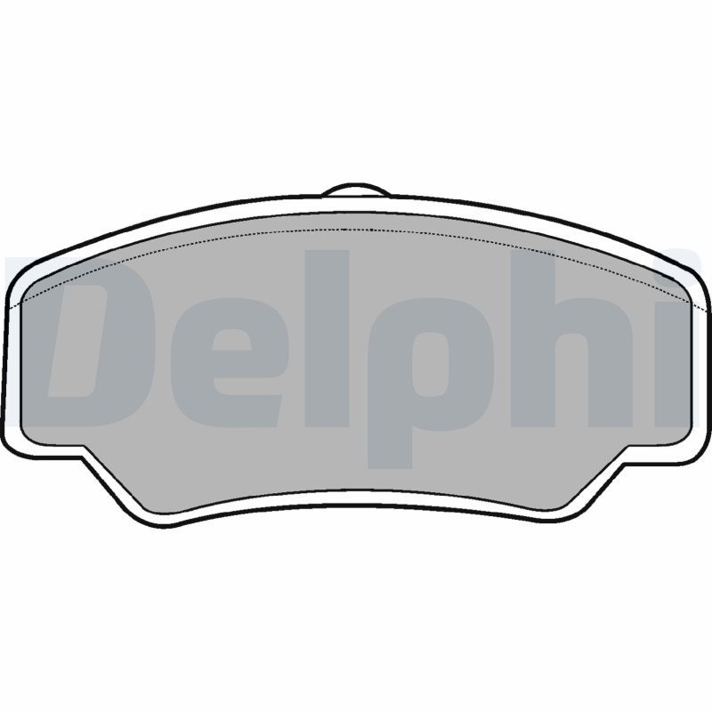 DELPHI LP488 Brake Pad Set, disc brake