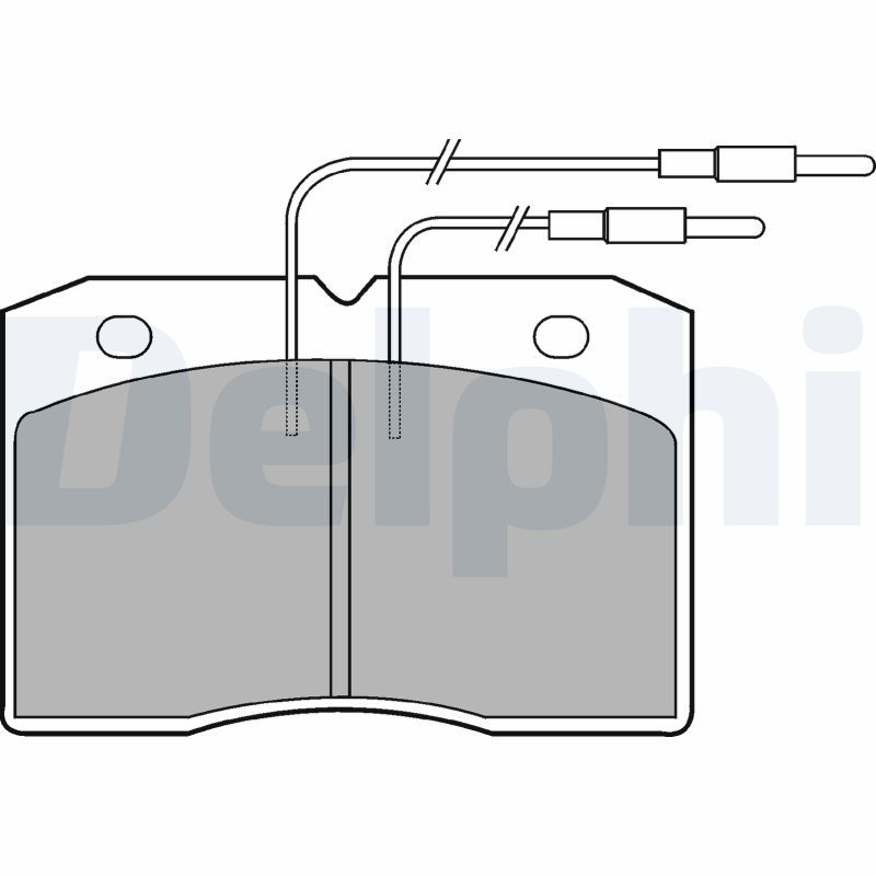 DELPHI LP501 Brake Pad Set, disc brake