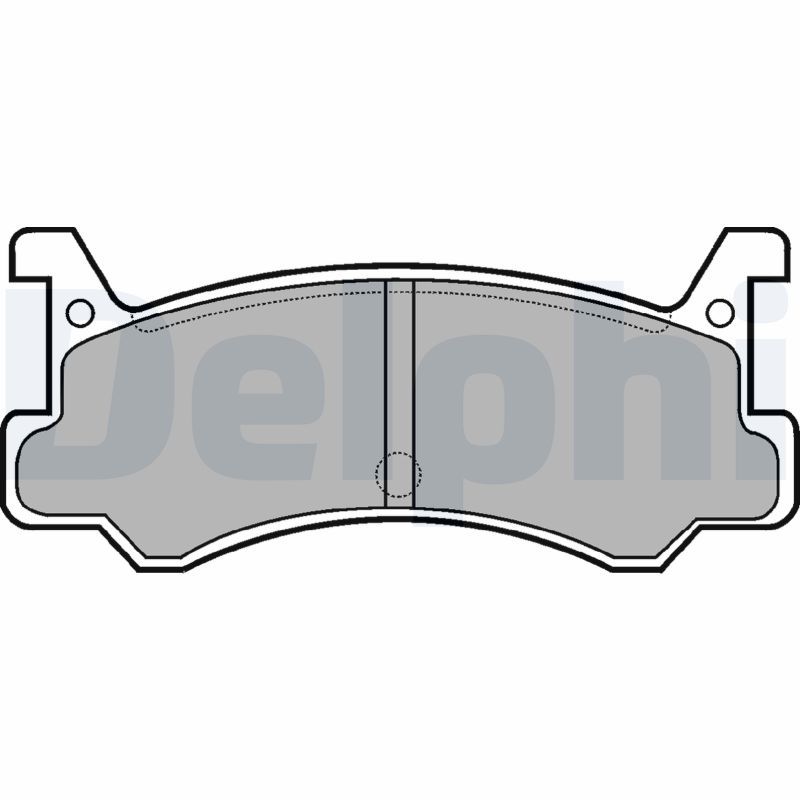 DELPHI LP521 Brake Pad Set, disc brake