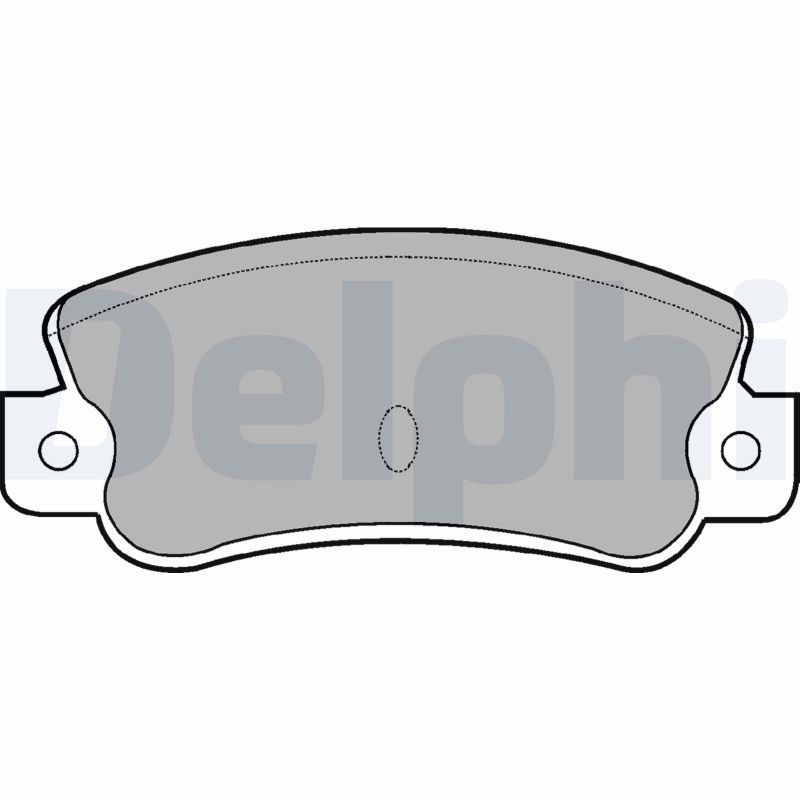 DELPHI LP523 Brake Pad Set, disc brake