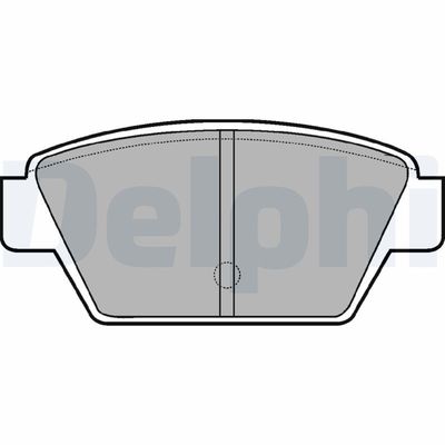 Brake Pad Set, disc brake DELPHI LP533