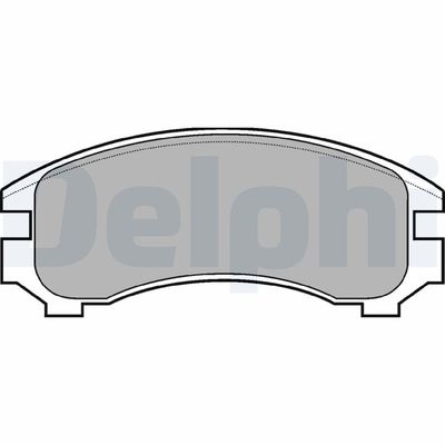 Brake Pad Set, disc brake DELPHI LP546