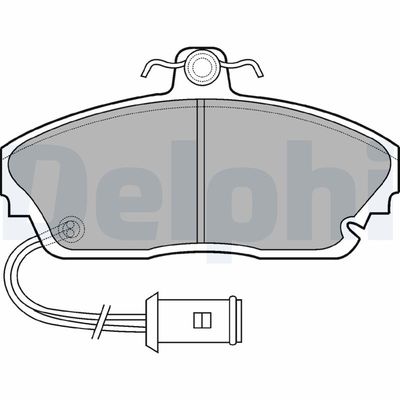 Brake Pad Set, disc brake DELPHI LP559